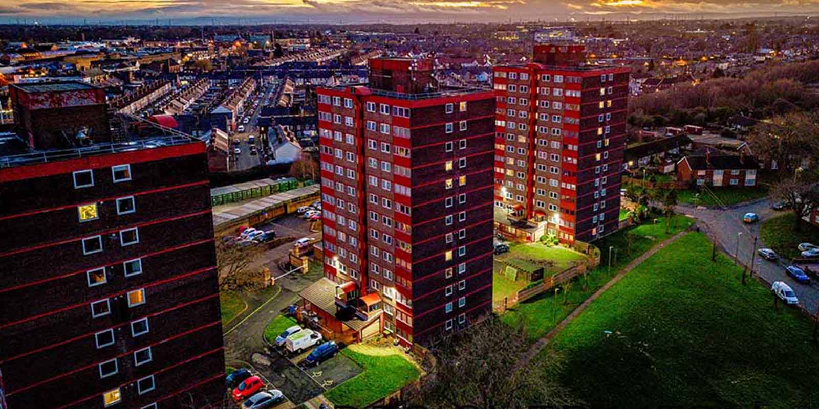 Joseph Groome Towers, Ellesmere Port